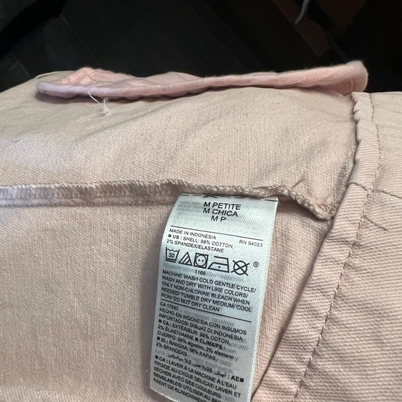 Old Navy Pink Jean Jacket with Asymmetrical Zipper - Picture 5 of 6